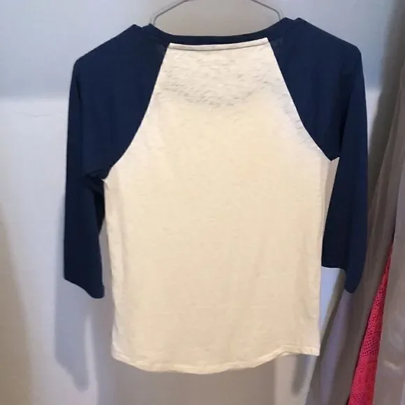 J.Crew beaded baseball tee with raglan sleeves XS - Picture 4 of 4